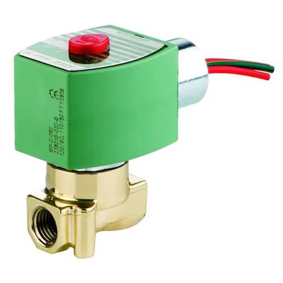 Asco 8262H020 Solenoid Valve, 2-Way, 2-Position, Normally Closed, 1/4 In Pipe