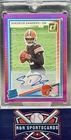 2025 Panini Donruss Shedeur Sanders Rated Rookie Purple Auto /150 - Browns RC