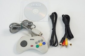 Sega Saturn WHITE Console FREE SHIPPING HST-3220 -NTSC-J CD- Tested System 77138