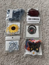 New Lot 28 Pieces iron on Sew On Patches for Clothes Multi Color