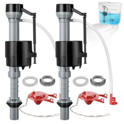 2 Sets Toilet Float Replacement Kit, Universal Toilet Flusher Replacement Kit...