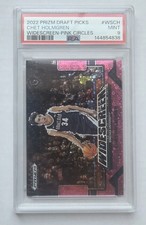 2022 Prizm Draft Picks Widescreen Pink Circles- Chet Holmgren- PSA 9- POP 1!!
