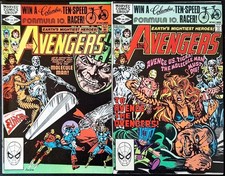 AVENGERS #215 216 VFN SILVER SURFER MOLECULE MAN 2 PART STORY MARVEL COMICS 1982