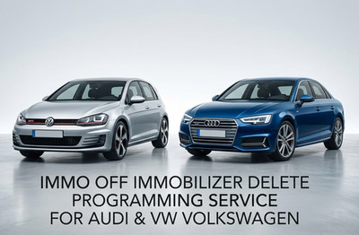   IMMO OFF IMMOBILIZER DELETE PROGRAMMING SERVICE FOR AUDI & VW VOLKSWAGEN  