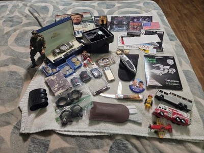 Men's Variety Drawer.  Misc. Items Old And New.