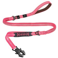 Best Raipult Tactical Strong Bungee Dog Leash Pink Shock Absorbing Leash with