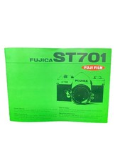 Vintage Fujica ST701 35mm Fuji Film Camera Owner  s Manual Only