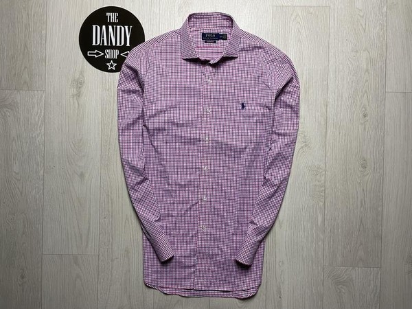 Men Polo Ralph Lauren Shirt Pink Nylon 38 / M / 46