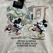 NWTMickey  Minnie Mouse Have Places to Go, Friends to See Sweatshirt Hoodie Med