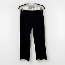 Quince Ultra-Stretch Ponte Bootcut Pants Black M Medium 27" Inseam (Short)