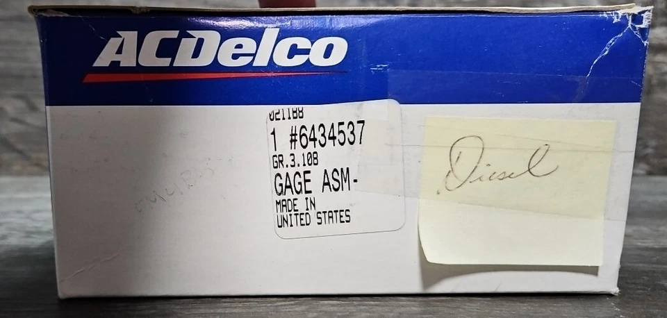 正品 ACDdelco GM 6434537 柴油燃料表组件适合柴油 93 GMC *OEM* — 第 3/3 张图片