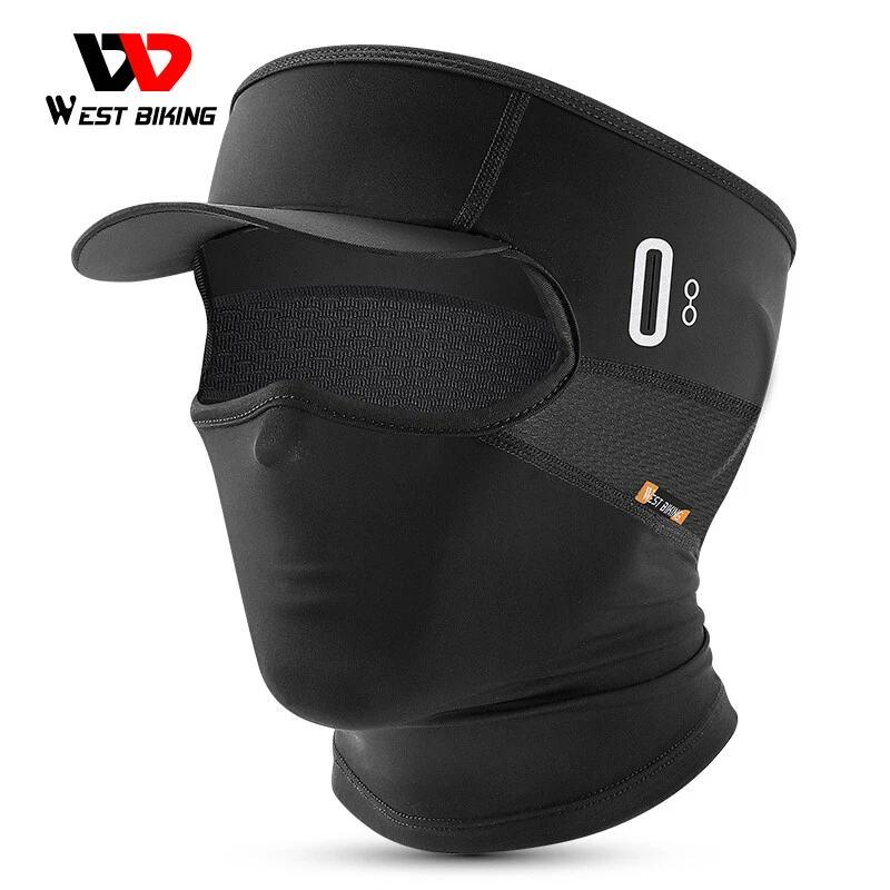 Máscara facial balaclava resfriamento verão proteção UV boné de ciclismo capa facial headwear - Imagem 2 de 4