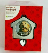 PEARHEAD PET PHOTO ORNAMENT PICTURE FRAME 2"x2"
