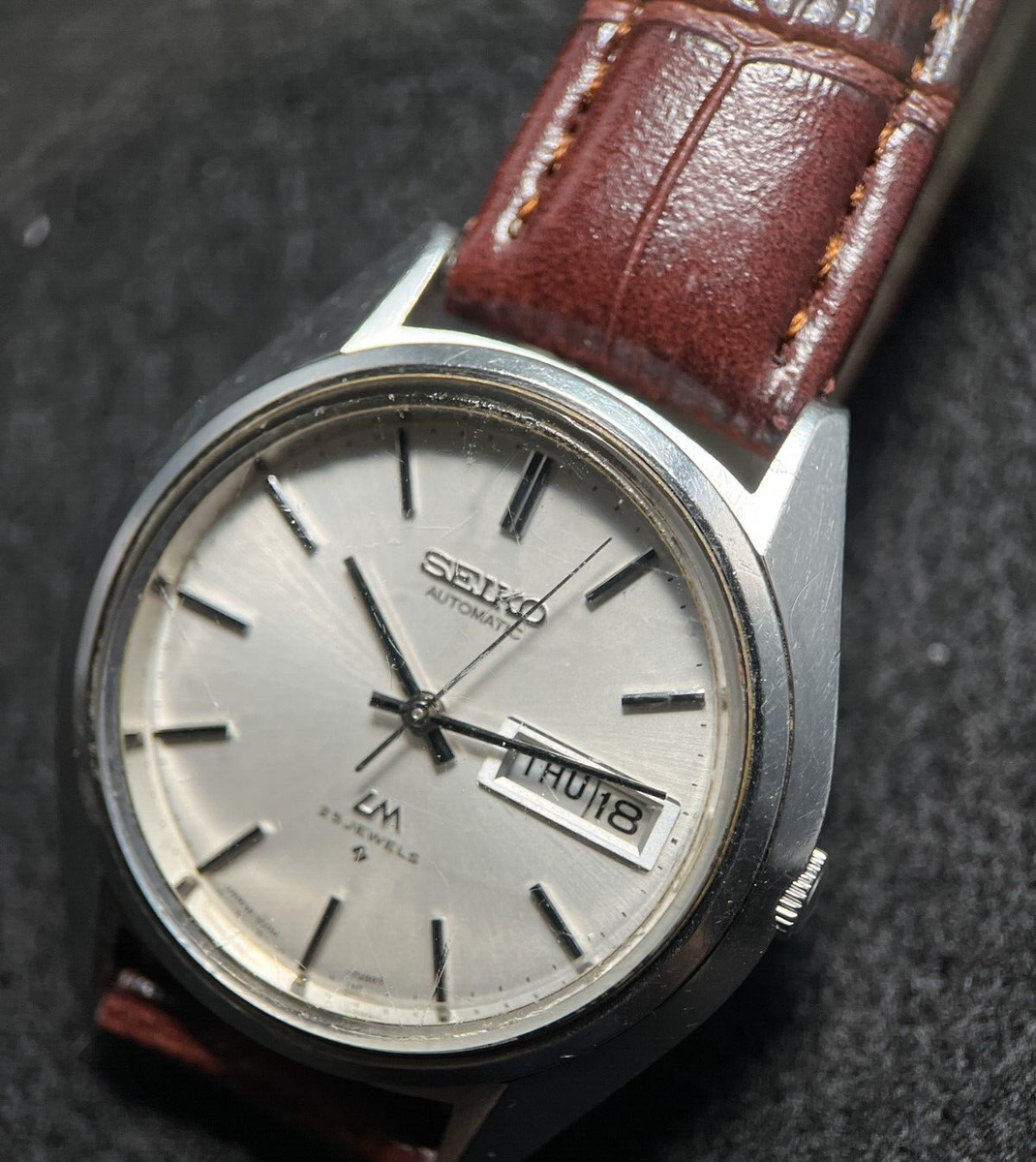 OH SEIKO LORD MATIC 5606-7191 Automatic 25JEWELS DAY / DATE Men's