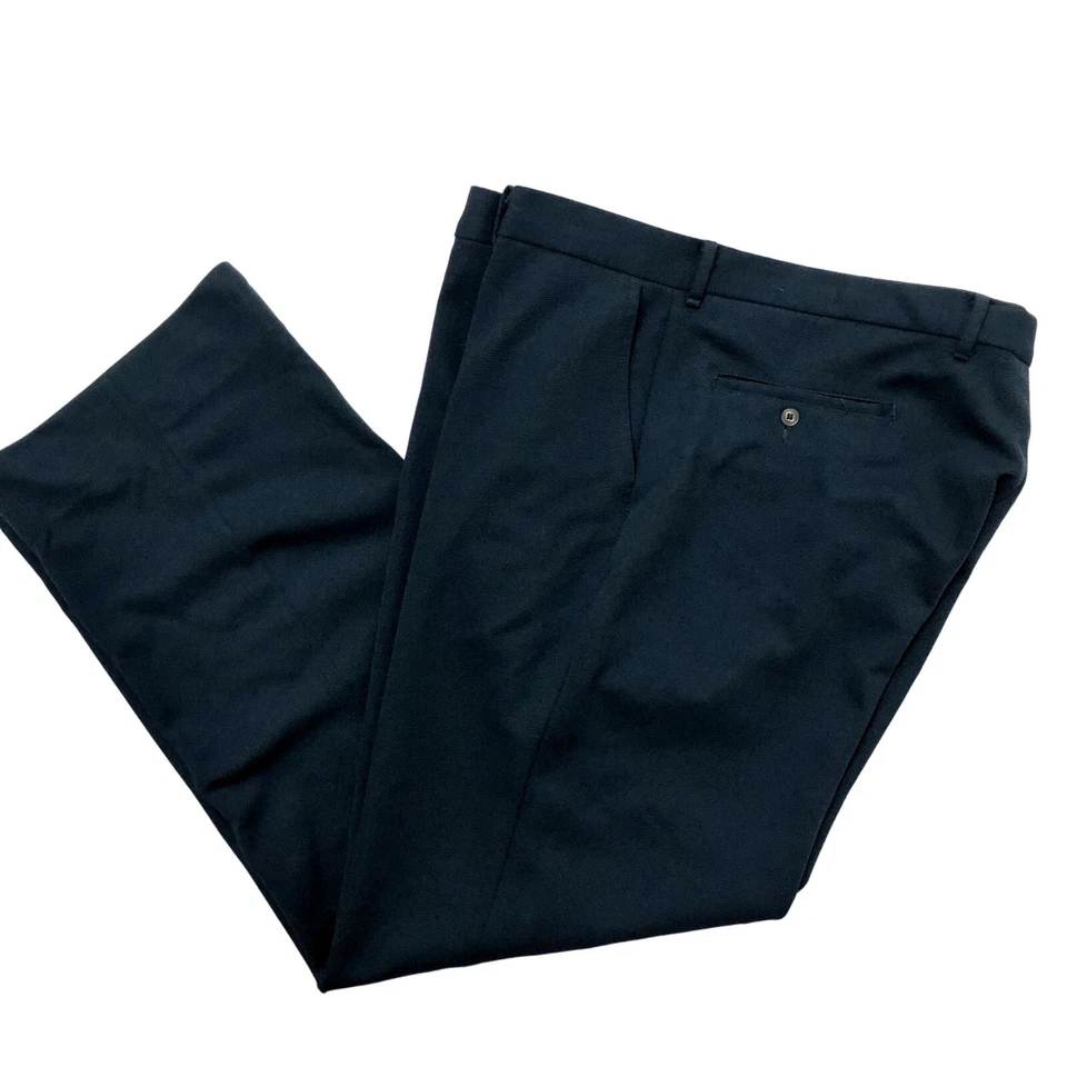 Pantalones Retro Haband MoD Años 70 De Colección Verde Bosque DISCO Campana Parte Inferior Golf Pantalones 40 Foto 2 de 4