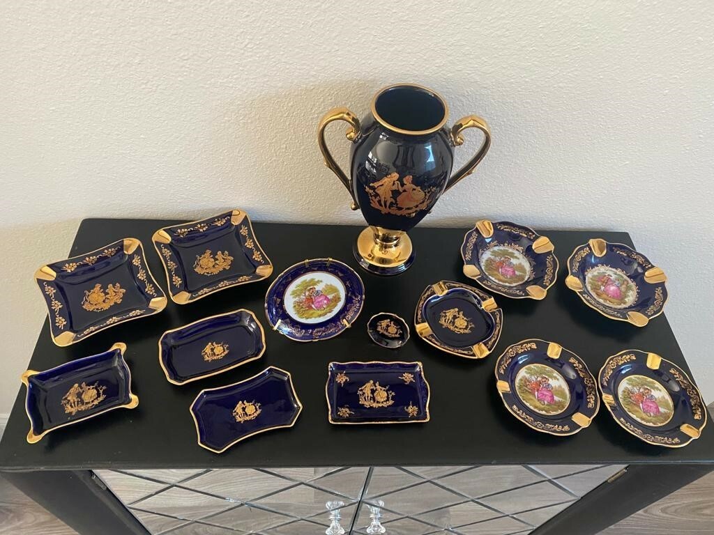 Authentic Porcelain Florence Limoge Set Collection ( Made in