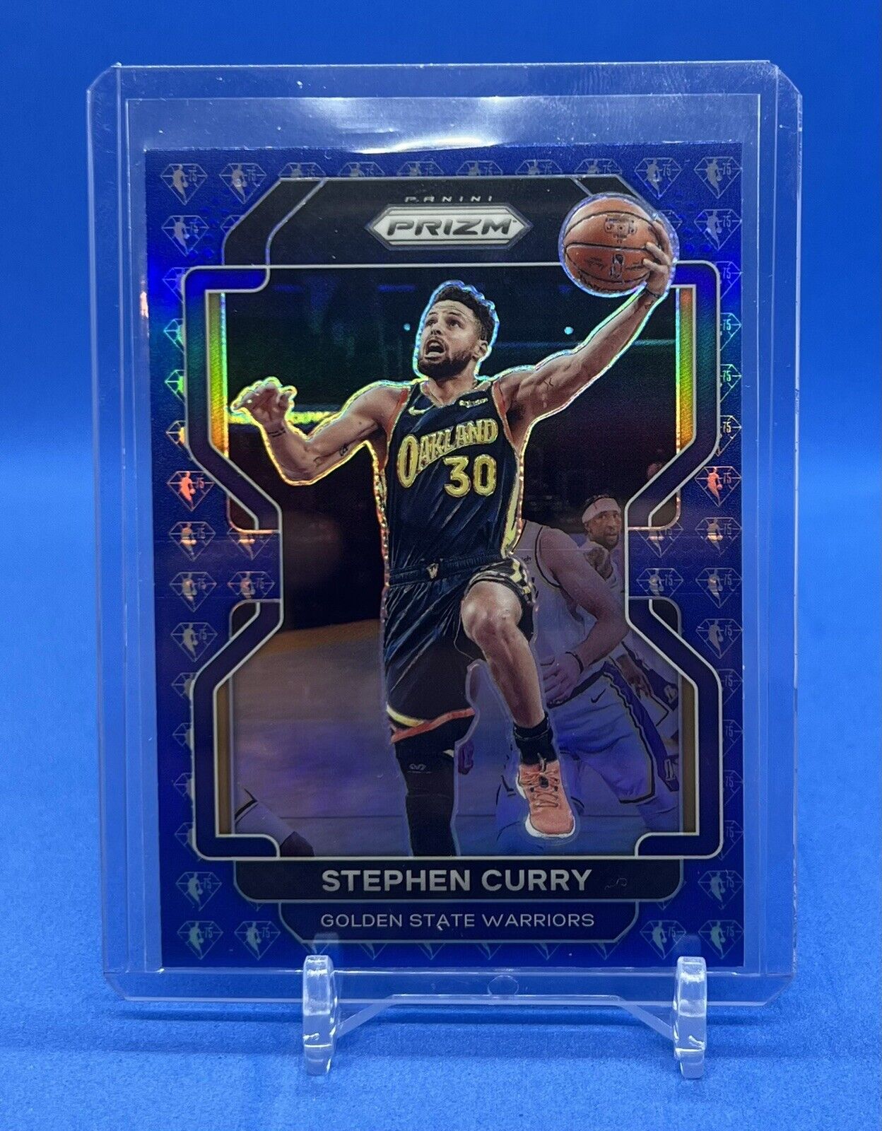 Stephen Curry 2018-19 Panini Prizm Dominance Silver Autograph Card #18-  PSA/DNA 10 (Light Blue)