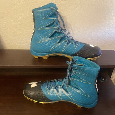Under Armour Spine Clutchfit Men s Cleats Lacrosse Boots Blue Size 13