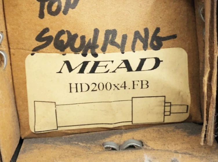 New Mead HD200x4.FB Pneumatic Cylinder 2" Bore 4" Stroke - Image 2 of 4
