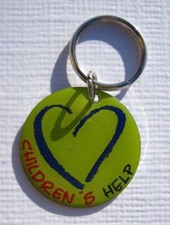 Children's Help Keyring Keychain NEW A6.1 