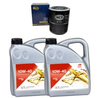 MotoröL Set MotoröL Febi SAE 10W-40 8 Liter + ÖLfilter FüR Toyota Land Cruiser