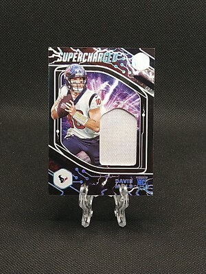 2021 Panini Elements Davis Mills RC Supercharged Patch /47 Texans Rookie
