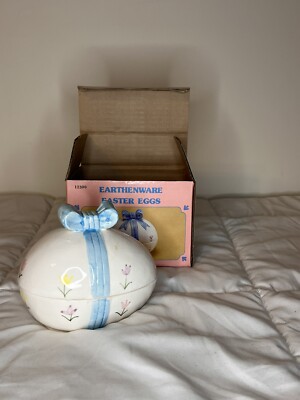 Earthenware Easter Egg Trinket