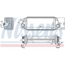Ladeluftkühler Turbokühler LLC NISSENS für KIA Sportage SL