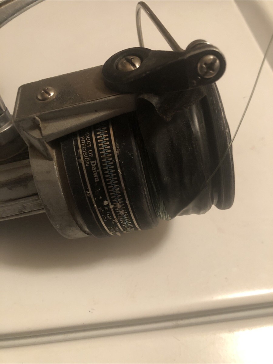 Moulinet De Pêche Vintage Daiwa AS9050 à Roulement Arrière - Drag En Graphite - Occasion Testé Fonctionnel