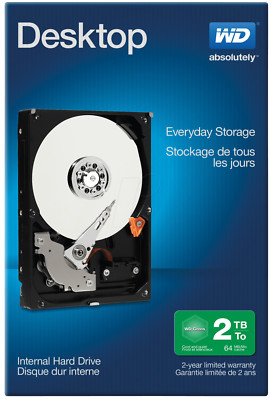 HP Pro 3500 G2 - NEW 2TB SATA Hard Drive with  Windows 10 Pro 64-Bit Loaded