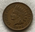 1902 CHOICE XF+ Indian Head Cent!NICE DIAMONDS &LIBERTY! Choice Extra Fine+