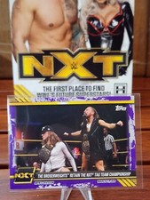 2021 Topps WWE NXT The Broserweights Retain The NXT Tag Titles - Purple Parallel