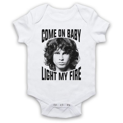 JIM MORRISON DOORS LIGHT MY FIRE INOFFIZIELLE ROCKLEGENDE BABY WACHSEN BABYANZUG GESCHENK