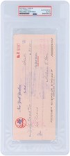 Lou Piniella New York Yankees Signed Check from February 26, 1980 - PSA 84845818