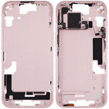 Mid-Frame Housing W/Power  Volume Button For iPhone 15 US Used: Grade A Pink 