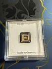 1 Gram Silver Bar GEIGER Original Premium in Square Capsule Assay .999 fine