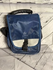 Mercedes Benz Cross Body Shoulder Bag- Blue & Sliver