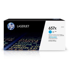 HP 657X Cyan High-Yield Toner Cartridge Works Color Laserjet Enterprise MFP M6