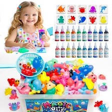 Magic Water Elf DIY Craft Kit 20 Gels 10 Moulds Sensory Toy Kids 3 Gift