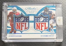 2025 Panini Flawless James Conner D’Andre Swift Flawless Dual Veteran Shield 1/1