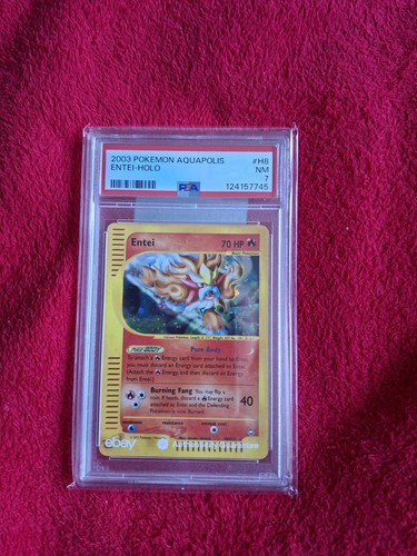 Entei graded PSA 7 for sale on eBay