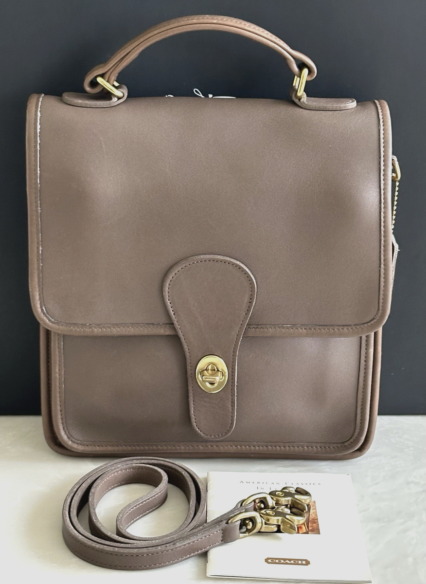 COACH VINTAGE TAUPE STATION BAG 5130 USA EUC | eBay