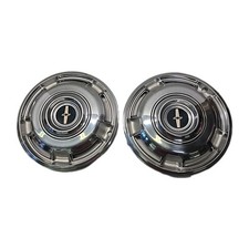 1968-1970 Chevy Camaro 14 Hubcaps Pair 2 Nice Original Stainless Wheel Cover 1968-1970 Chevy Camaro 14 Hubcaps Pair 2 Nice Original Stainless Wheel Cover