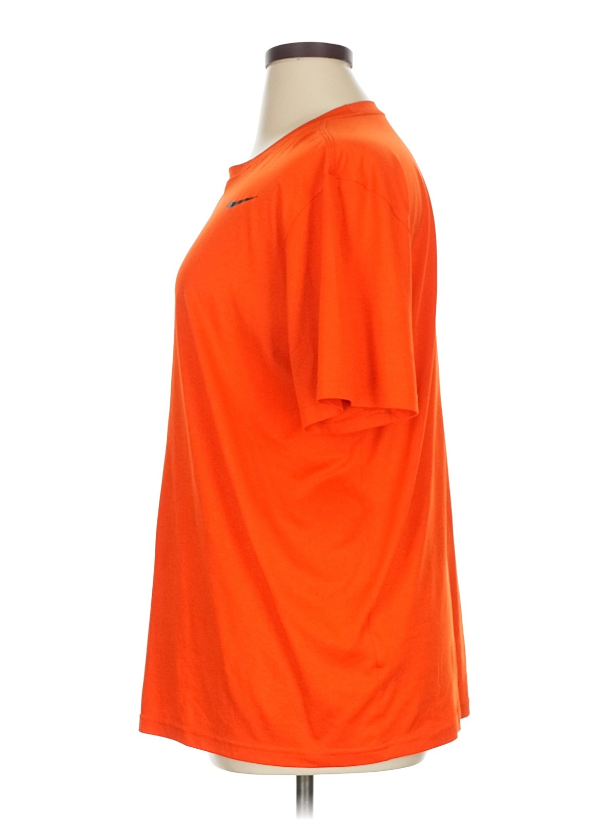 Nike Women Orange Active T-Shirt XL thumbnail 4