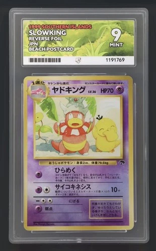 Pokémon TCG Slowking Southern Islands Reverse Holo Card Japanese Edition Ace 9