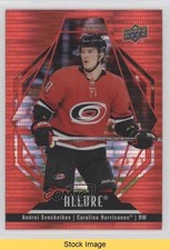 2022-23 Upper Deck Allure Red Rainbow Andrei Svechnikov #99 READ 13nm