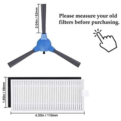 Kyvol Cybovac E20 Filters Brushes Roller Brush