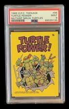 1989 O.P.C. TMNT #96 teenage mutant ninja turtles rc; power! PSA 9  (POP 1, 0^)