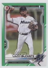 2021 Bowman Draft Green 54/99 Jordan McCants #BD-26 nd3