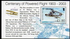 St Helena 2003 Sc 842 SG MS911 Powered Flight centenary S/S MNH